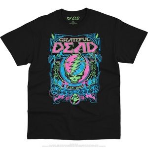 Liquid Blue Grateful Dead SYF Blacklight T-shirt